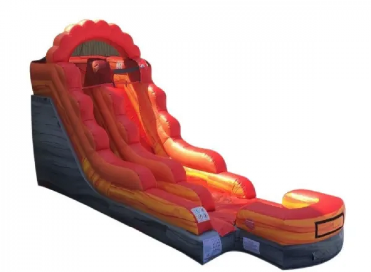 15' Fire Marble Waterslide