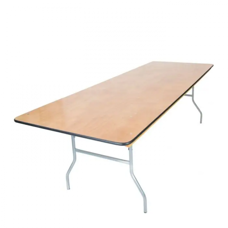 8' Rectangular Wood Table