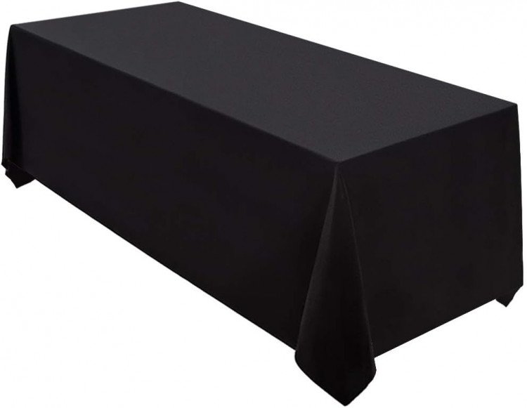 Tablecloth for Rectangle Table (Black) 60 X 126