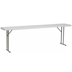 8ft X 18 Rectangular Resin Table