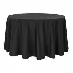 Tablecloth for Round Table (Black) 120