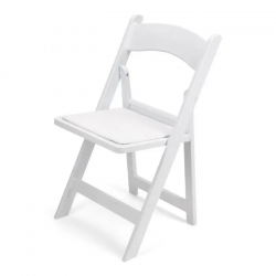 Padded Resin Folding Chair