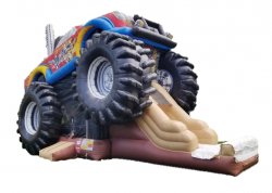 Monster Truck Combo Bounce House