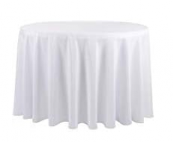 Tablecloth for Round Table (White) 120