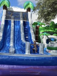 375923665 209776808765430 2325653030498234357 n 1721763031 20' Tropical Paradise Dual Waterslide